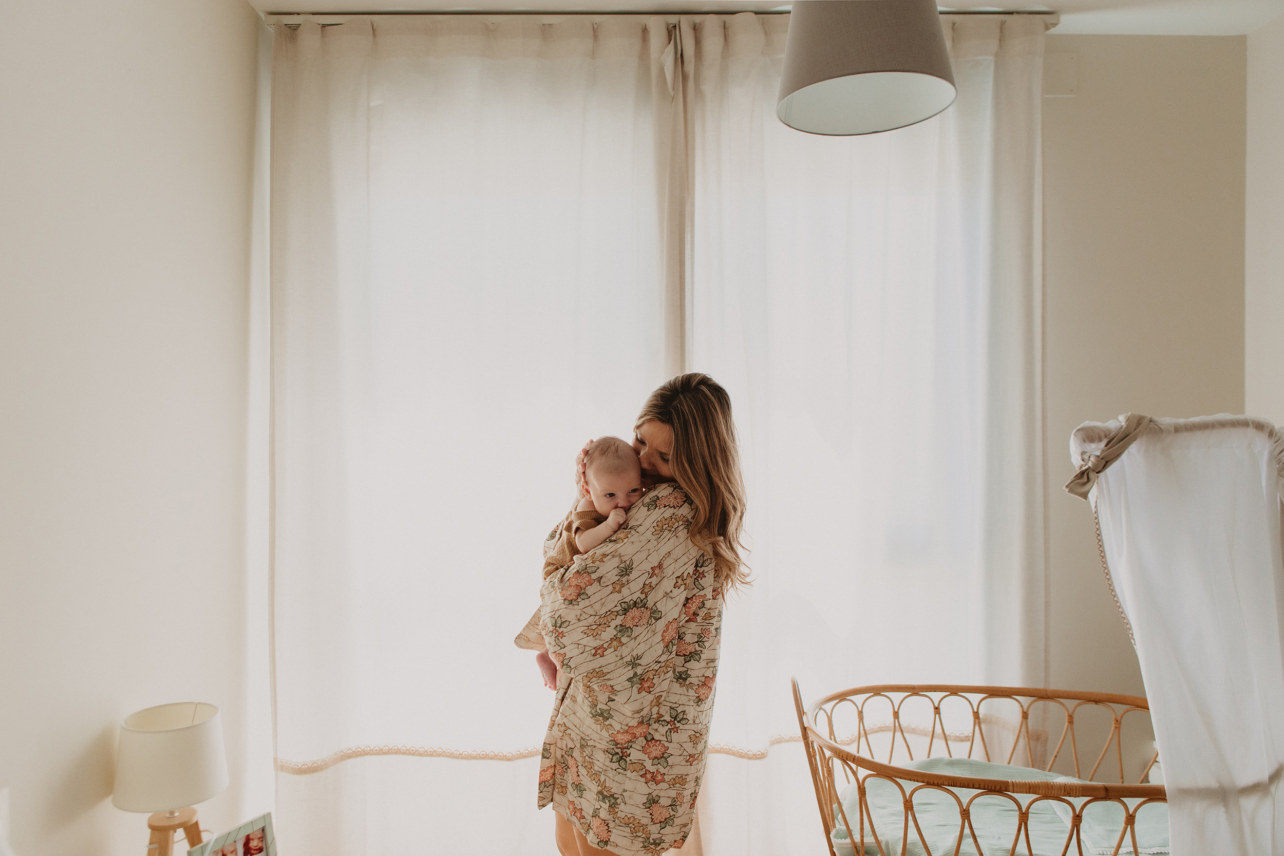 Fotografía de una madre con su bebé